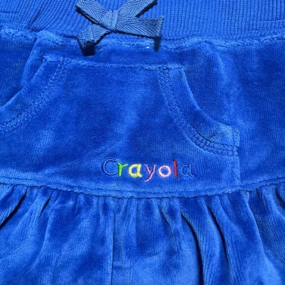 Vintage Y2K Crayola Crayon Skirt Velvet Blue NWT 2009 6-9 Months Deadstock Rare - Picture 2 of 9